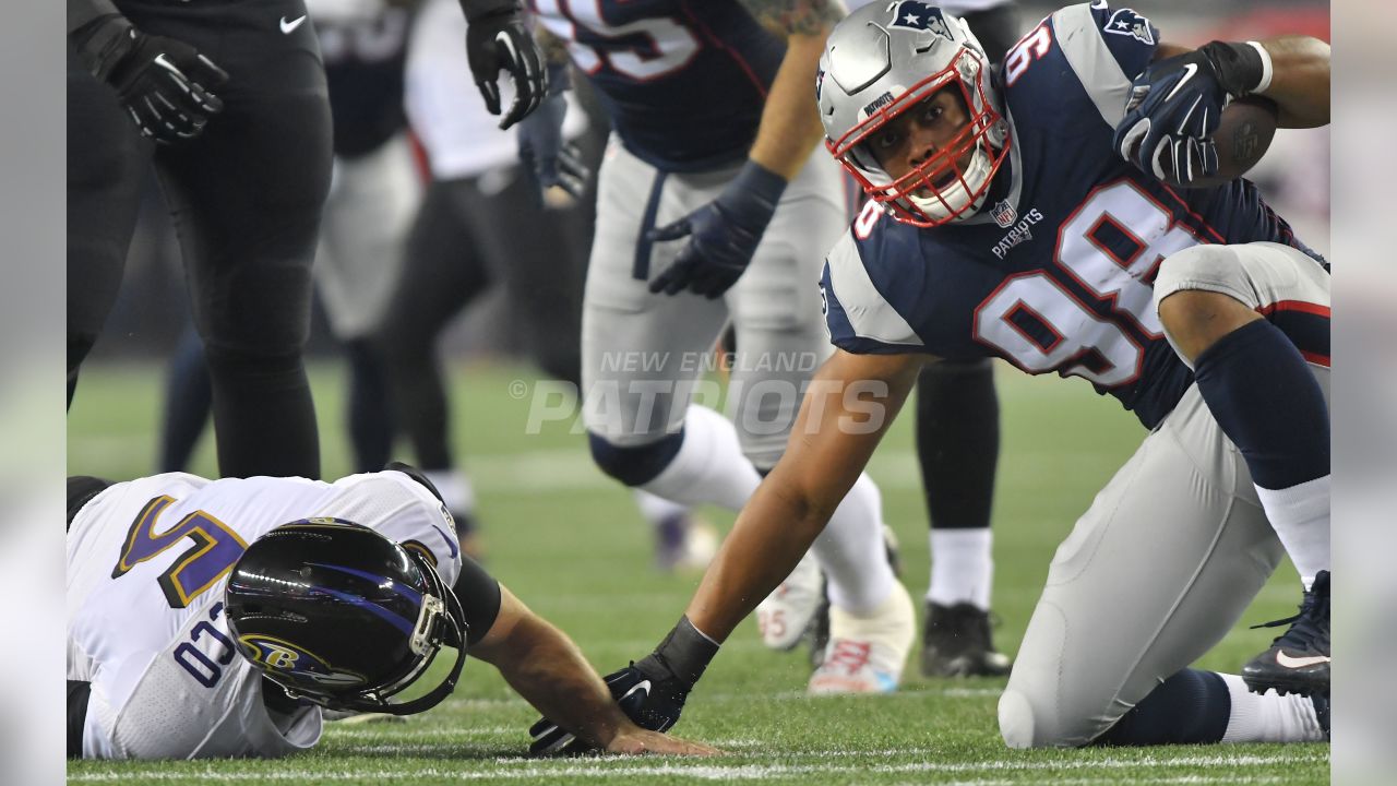 Patriots overcome turnovers, hold on to beat Ravens, 30-23