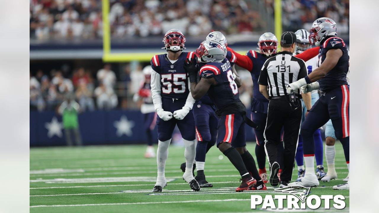 New England Patriots Inactives List at Dallas Cowboys - Pats