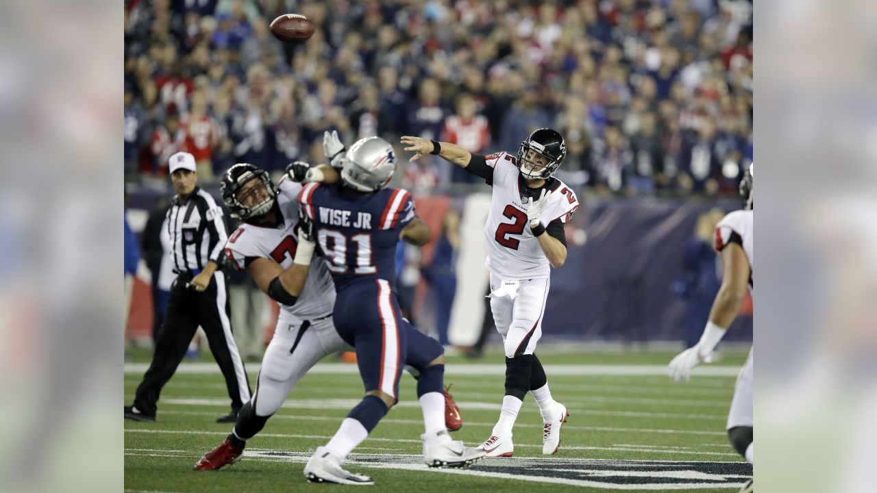 Patriots against Falcons ends up super mismatch