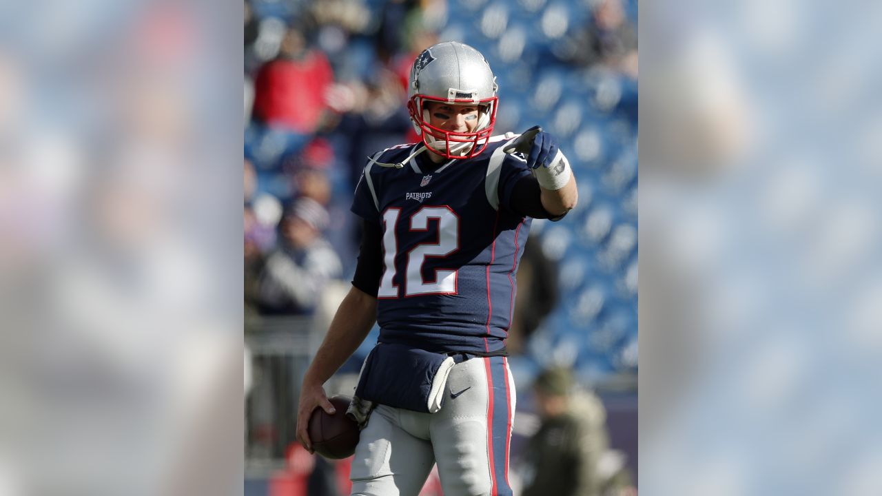 Military members at Gillette Stadium for A Salute to Service before an NFL  football game between the New England Patriots and the Indianapolis Colts,  Sunday, Nov 6, 2022, in Foxborough, Mass. (AP