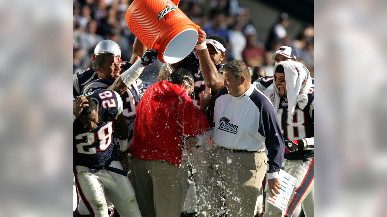 We have to ask: What color was the Gatorade dumped on the Patriots?