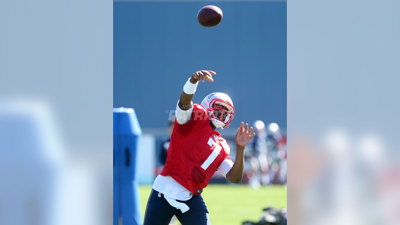 Tennessee Titans wide receiver Cody Hollister (8) catches a pass as  Indianapolis Colts cornerback Stephon Gilmore (5) defends during the first  half of an NFL football game Sunday, Oct. 23, 2022, in