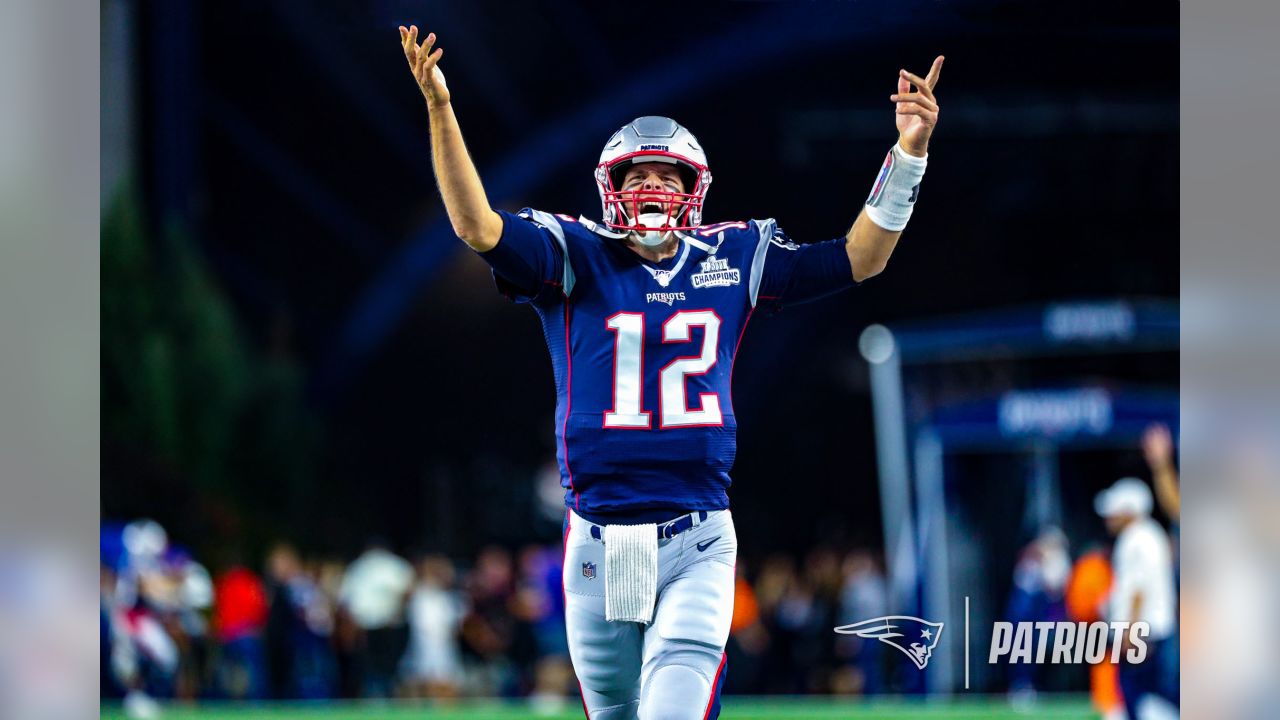 Jerseys for the opener with the Super Bowl LIII Champs patch have been  revealed! : r/Patriots