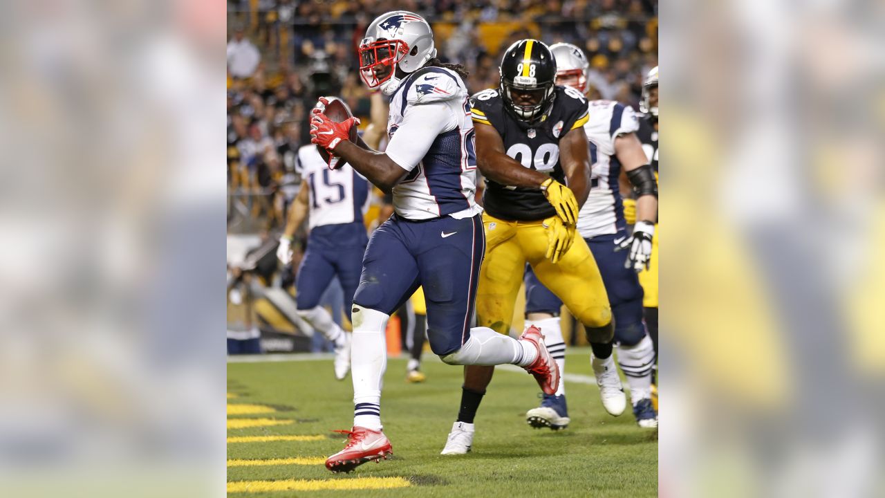 LeGarrette Blount STEALS former teammate Antonio Brown's touchdown