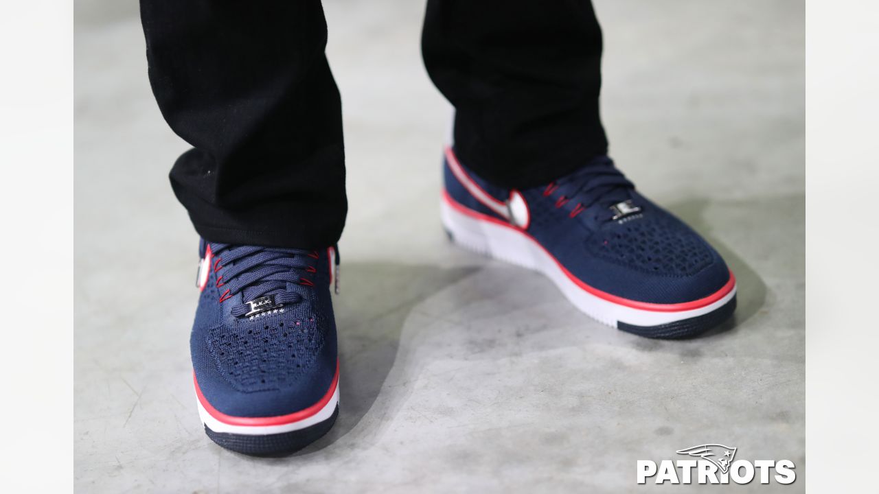 New England Patriots Louis Vuitton Pattern Custom Name Nike Air Force 1  Shoes - RobinPlaceFabrics