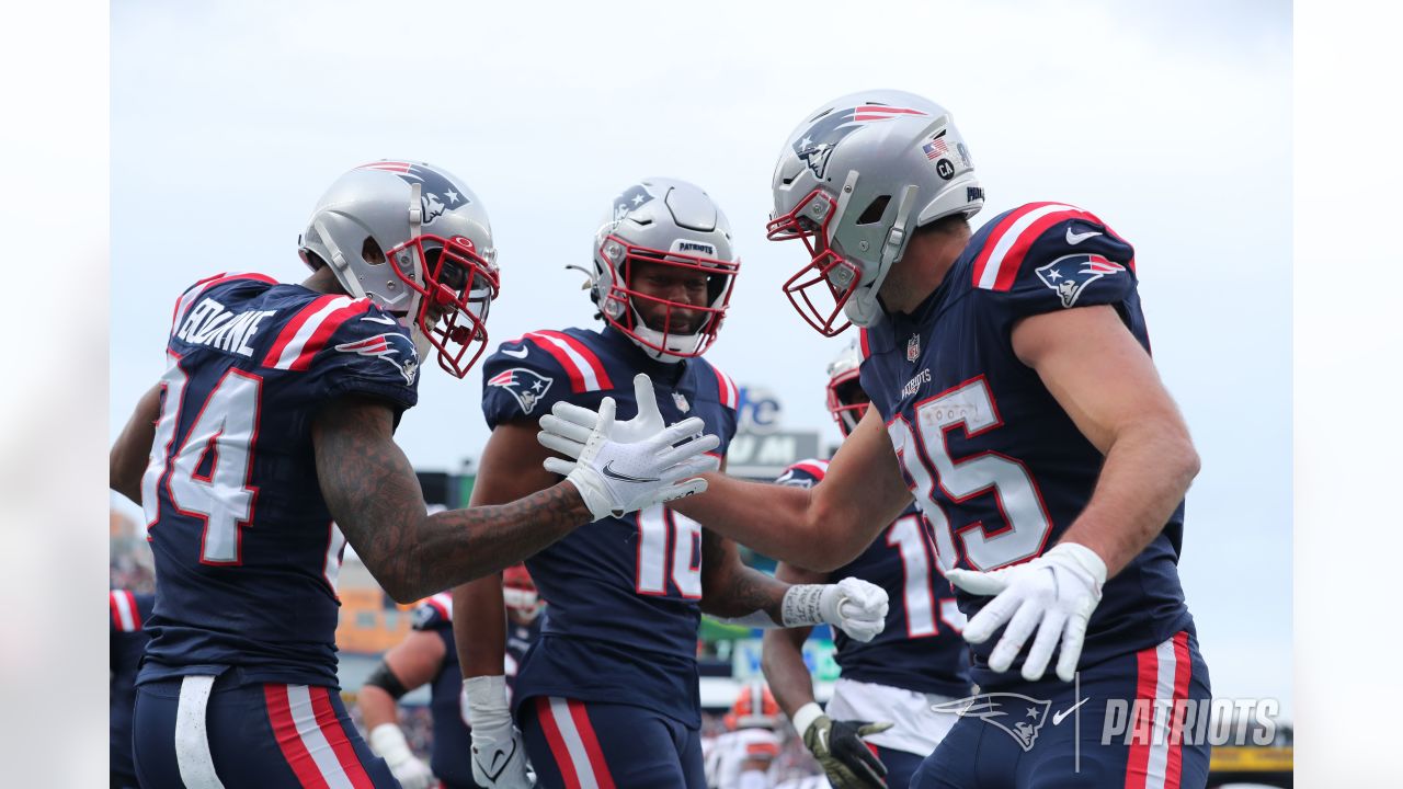 New England Patriots defensive lineman Deatrich Wise Jr. (91) during the  first half of an NFL football game against the Baltimore Ravens, Sunday,  Sep. 25, 2022, in Foxborough, Mass. (AP Photo/Stew Milne