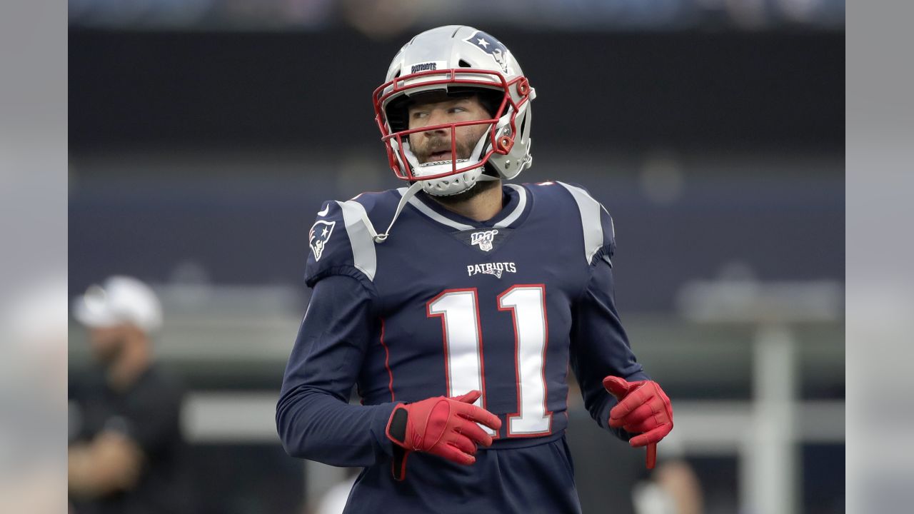 Thursday, August 12, 2021: New England Patriots wide receiver Gunner  Olszewski (80) warms up before the NFL preseason game between the  Washington Football Team and the New England Patriots held at Gillette