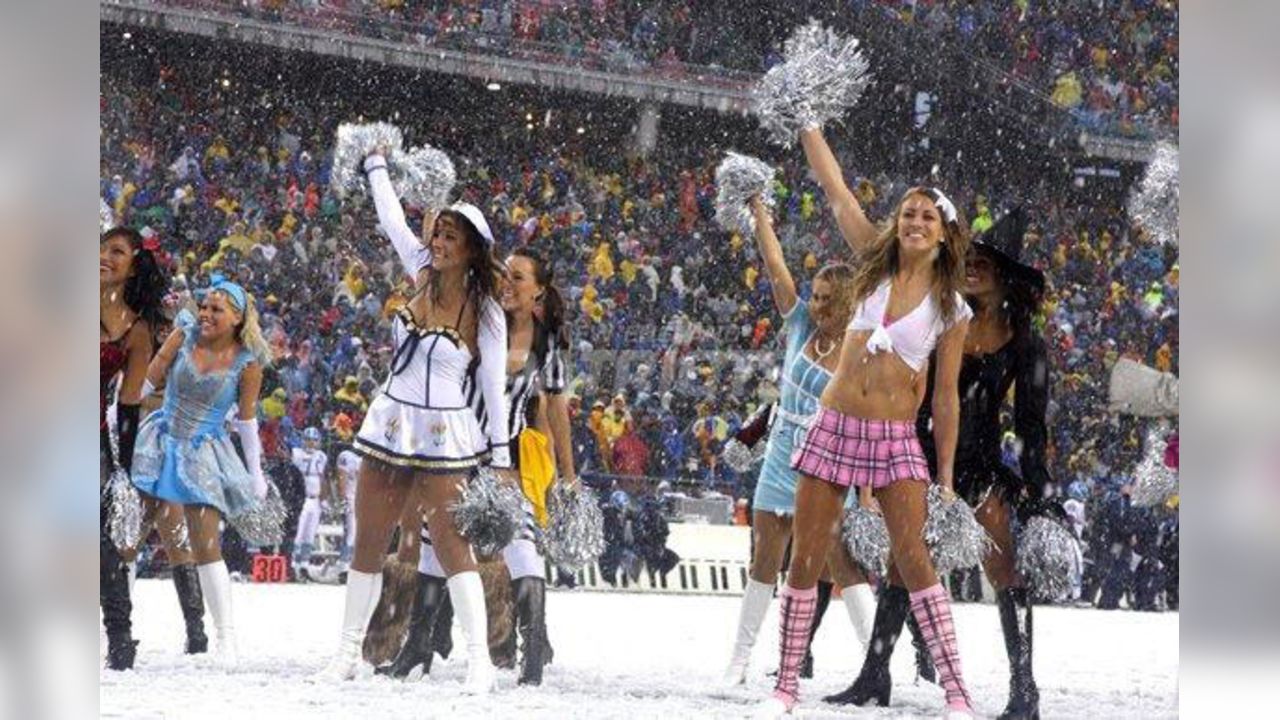 Oct. 16, 2011 - Foxborough, Massachusetts, U.S - A New England Patriots  cheerleader in her halloween outfit as this is their last home game until  after halloween. The New England Patriots defeat