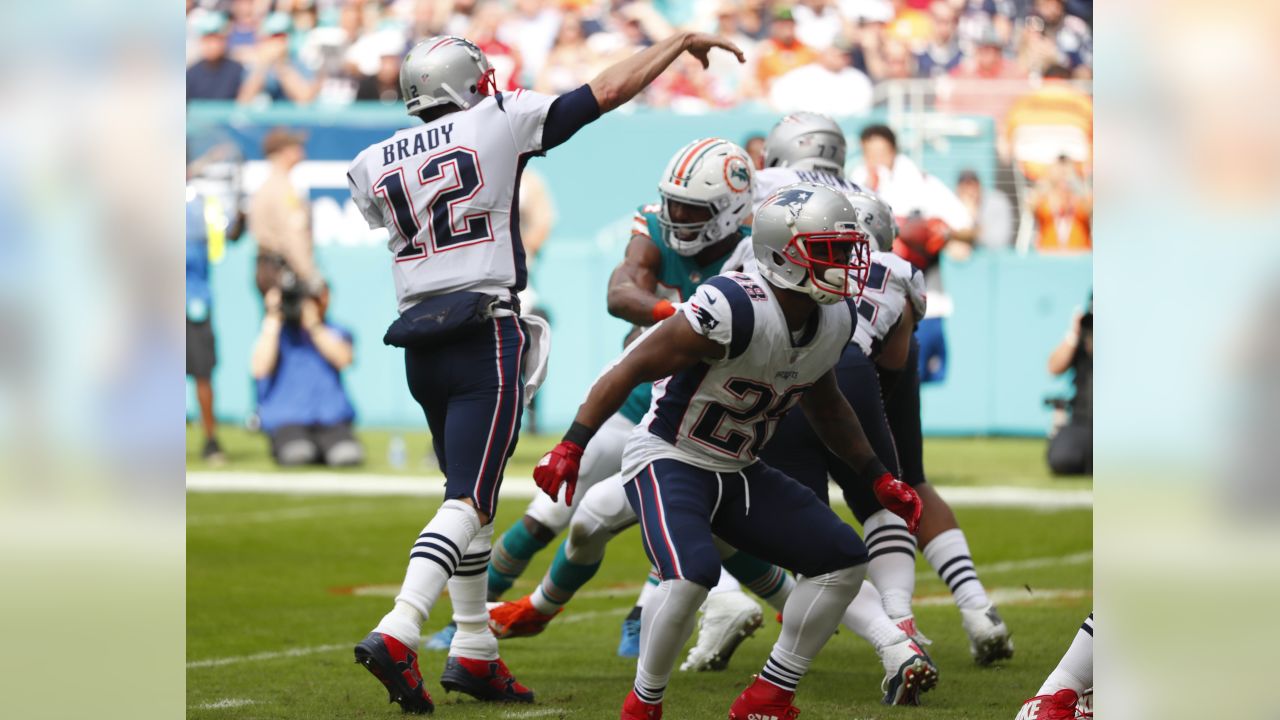 New England Patriots wide receiver Julian Edelman (11) catches a touchdown  pass, during the first half of an NFL football game against the Miami  Dolphins, Sunday, Dec. 9, 2018, in Miami Gardens