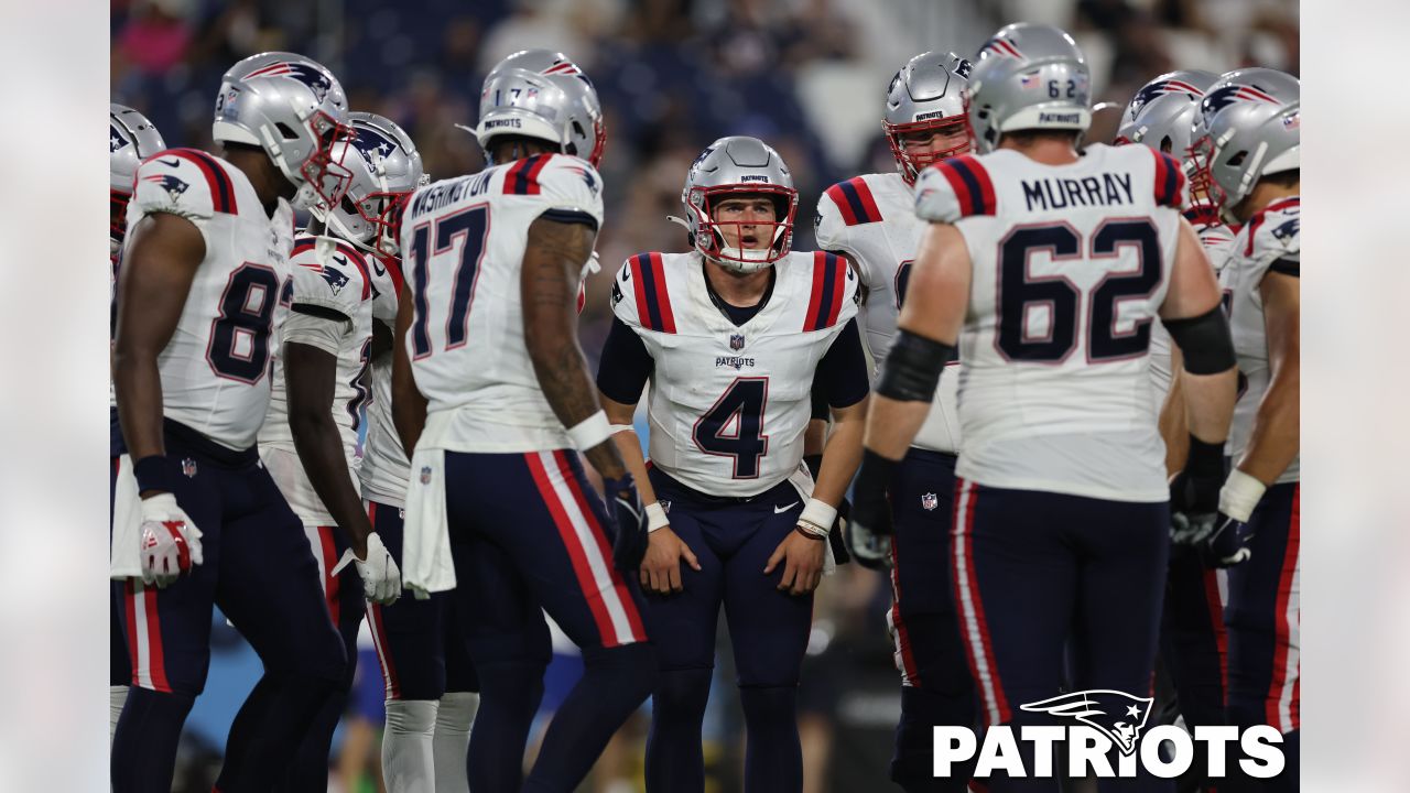 Zappe, Patriots offense struggles in 'real weather' preseason finale