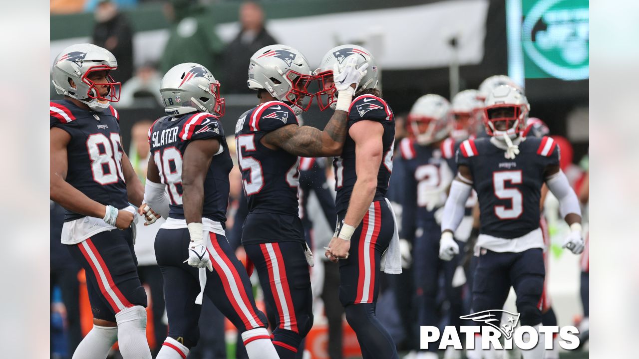 New England Patriots defensive back Brenden Schooler (41) and