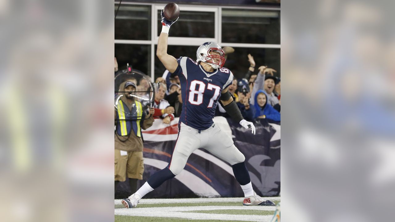 October 21, 2012 New England Patriots tight end Rob Gronkowski (87