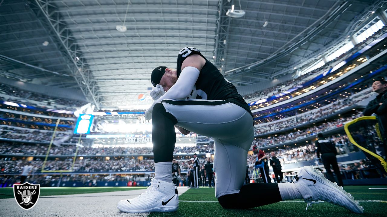 Defensive end Maxx Crosby's sound on the field from joint practice with the  Los Angeles Rams prior to the Raiders' Preseason Week 2 matchup