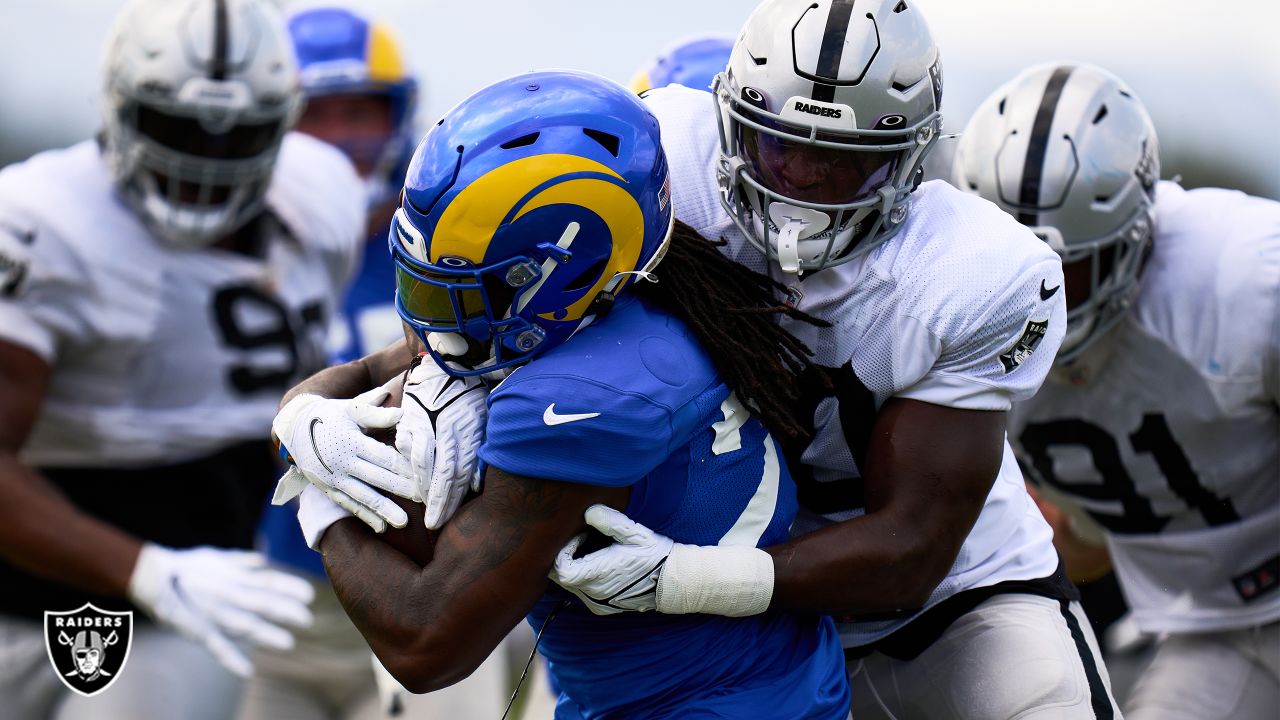 Rams, Raiders can't fight their competitiveness as joint practice