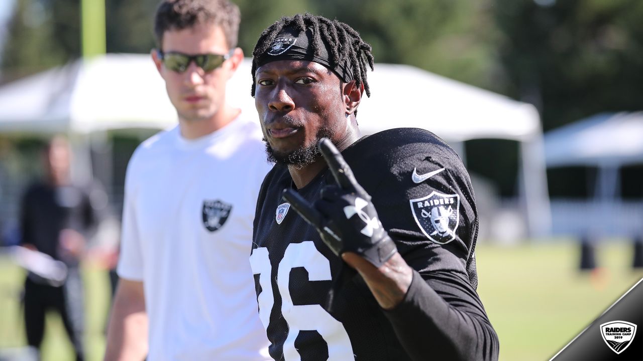 Oakland Raiders center Richie Incognito (64) during NFL football training  camp Monday, July 29, 2019, in Napa, Calif. (AP Photo/Eric Risberg Stock  Photo - Alamy