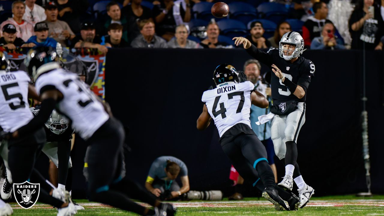 Raiders cruise to victory over Jaguars in Hall of Fame game