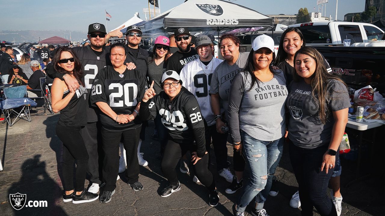 Los Angeles Chargers fans tailgate prior to an NFL football game