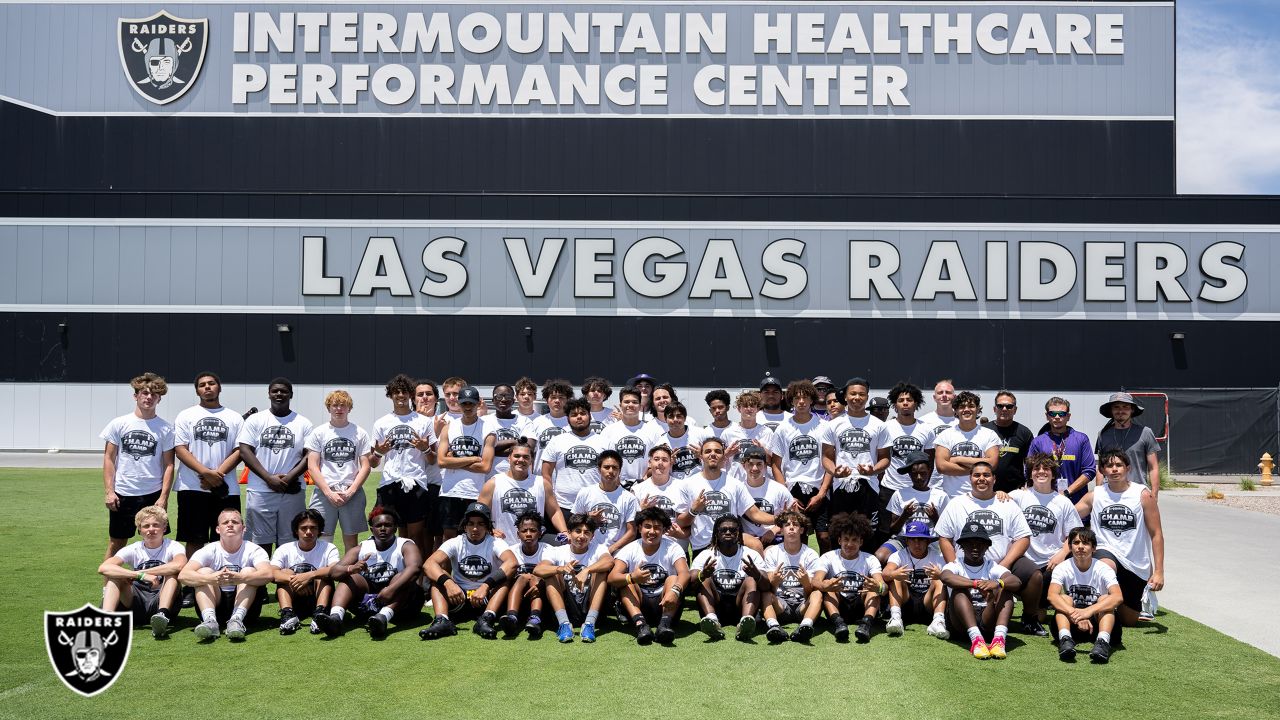 Students participate in Las Vegas Raiders 'C.H.A.M.P. Camp'