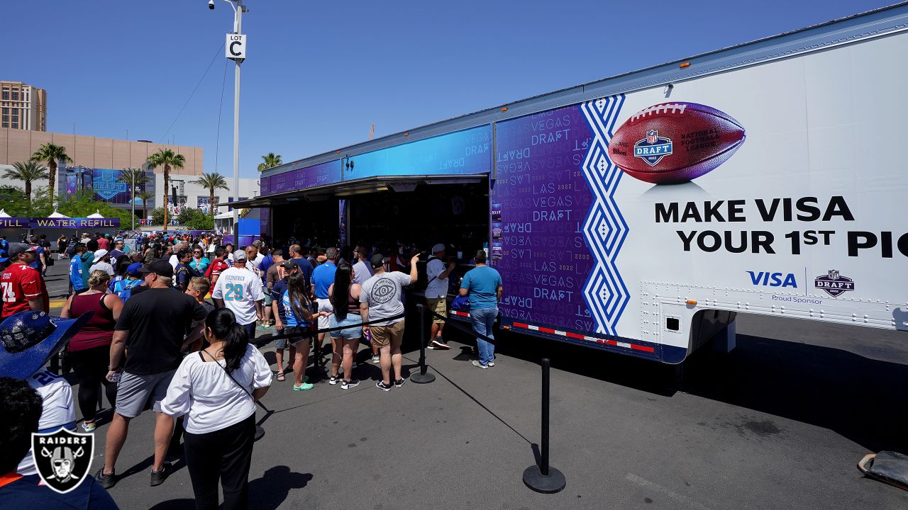 Raiders engage in community activities around NFL Draft in Las Vegas