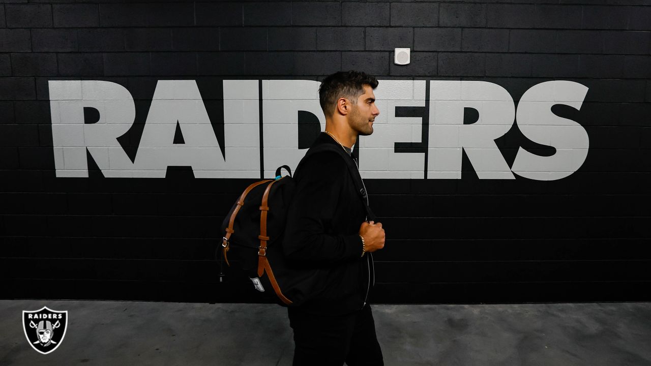 Jimmy Garoppolo Las Vegas Raiders Men's Legend White Color Rush T