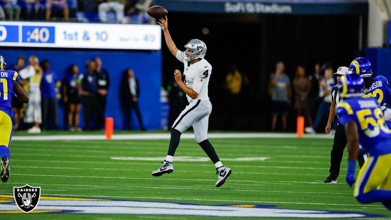 Raiders' Aidan O'Connell gives near-flawless preseason effort