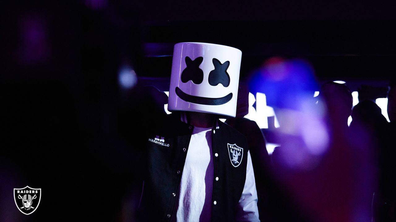 Marshmello Throws Down DJ Set During Halftime of Las Vegas Raiders