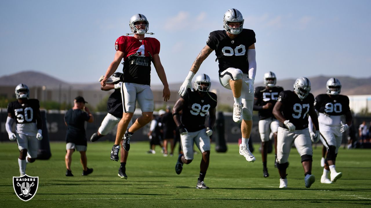 Patriots In Vegas For Joint Practice At Raiders Training Camp