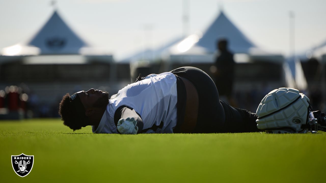 Las Vegas Raiders wide receiver Henry Ruggs III makes a catch during an NFL  football practice Saturday, July 31, 2021, in Henderson, Nev. (AP  Photo/David Becker Stock Photo - Alamy