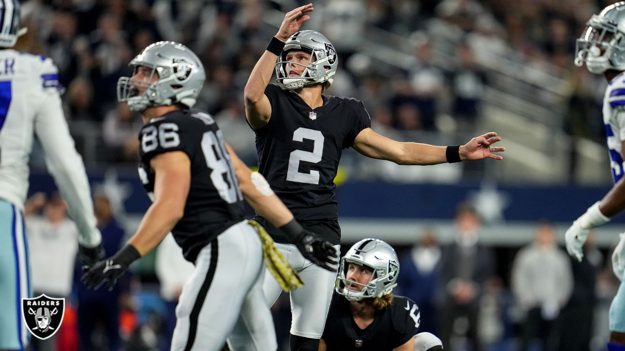 Las Vegas Raiders - Kicker Daniel Carlson has been cashing in this season  