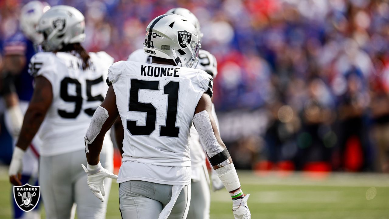 Las Vegas Raiders defensive end Malcolm Koonce (51) during the