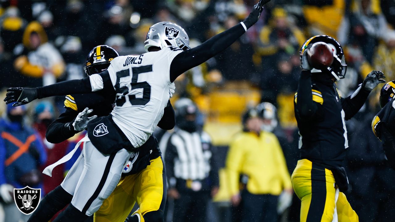 Raiders fall to Steelers following late-game drive Saturday