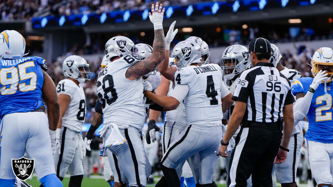 Raiders, Aidan O'Connell lose to Los Angeles Chargers