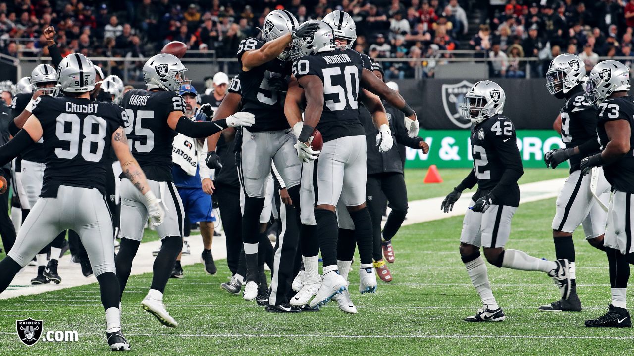 Tottenham Hotspur stadium is packed as the NFL release footage for Oakland  Raiders Chicago Bears