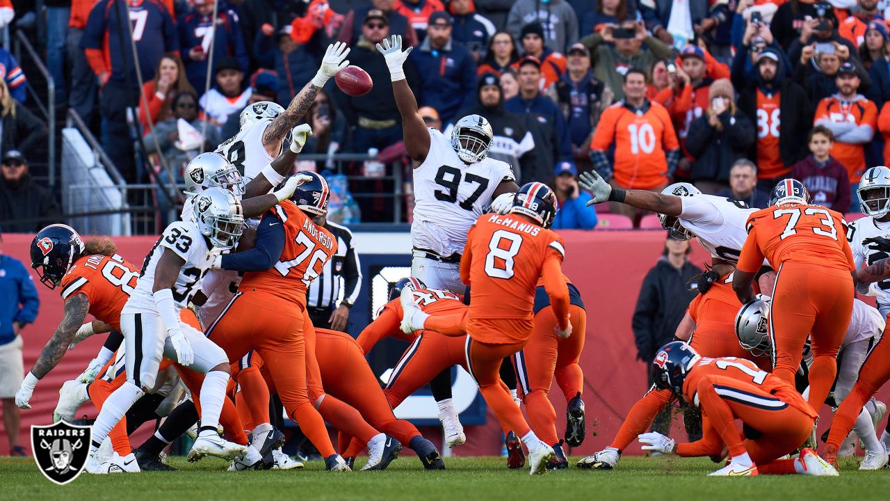 Defensive end Maxx Crosby of the Las Vegas Raiders celebrates