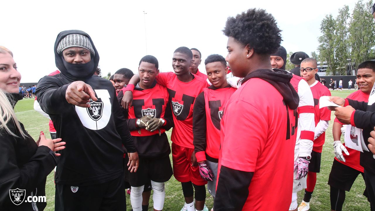 Oakland Raiders host 7-on-7 youth camp at team facility in Alameda