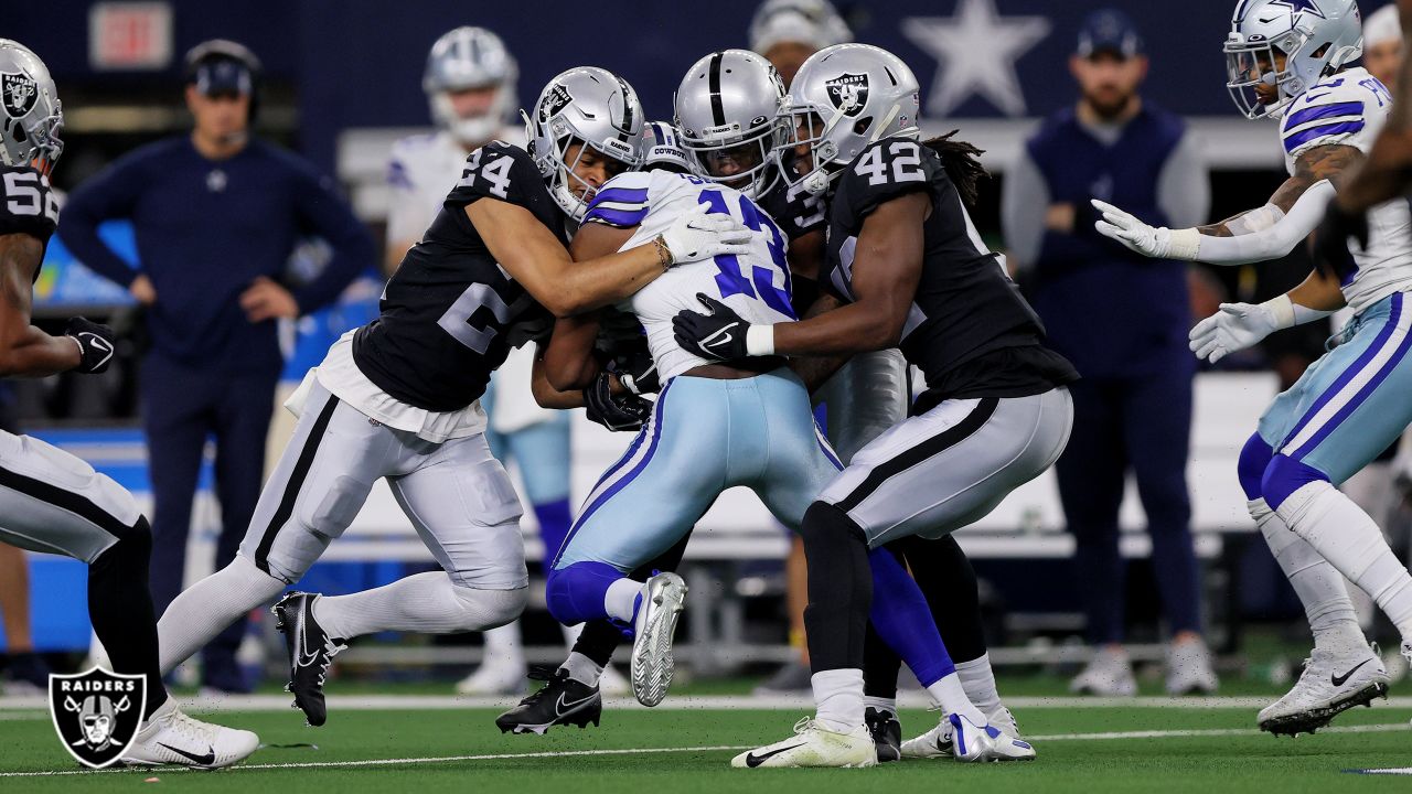 DeSean Jackson makes his first catch as a Raider, and promptly fumbles it  away