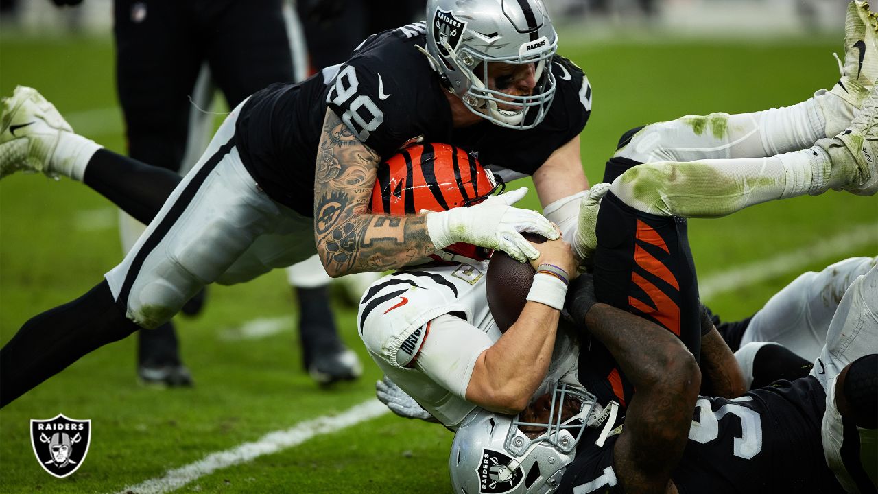 Defensive end Maxx Crosby's sound on the field from joint practice with the  Los Angeles Rams prior to the Raiders' Preseason Week 2 matchup