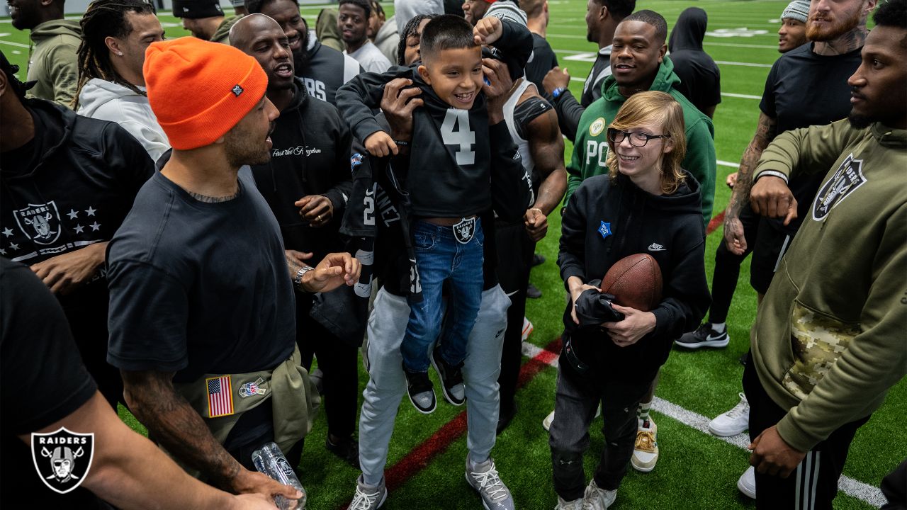 Las Vegas Raiders partner with Make-A-Wish to assist in fulfilling