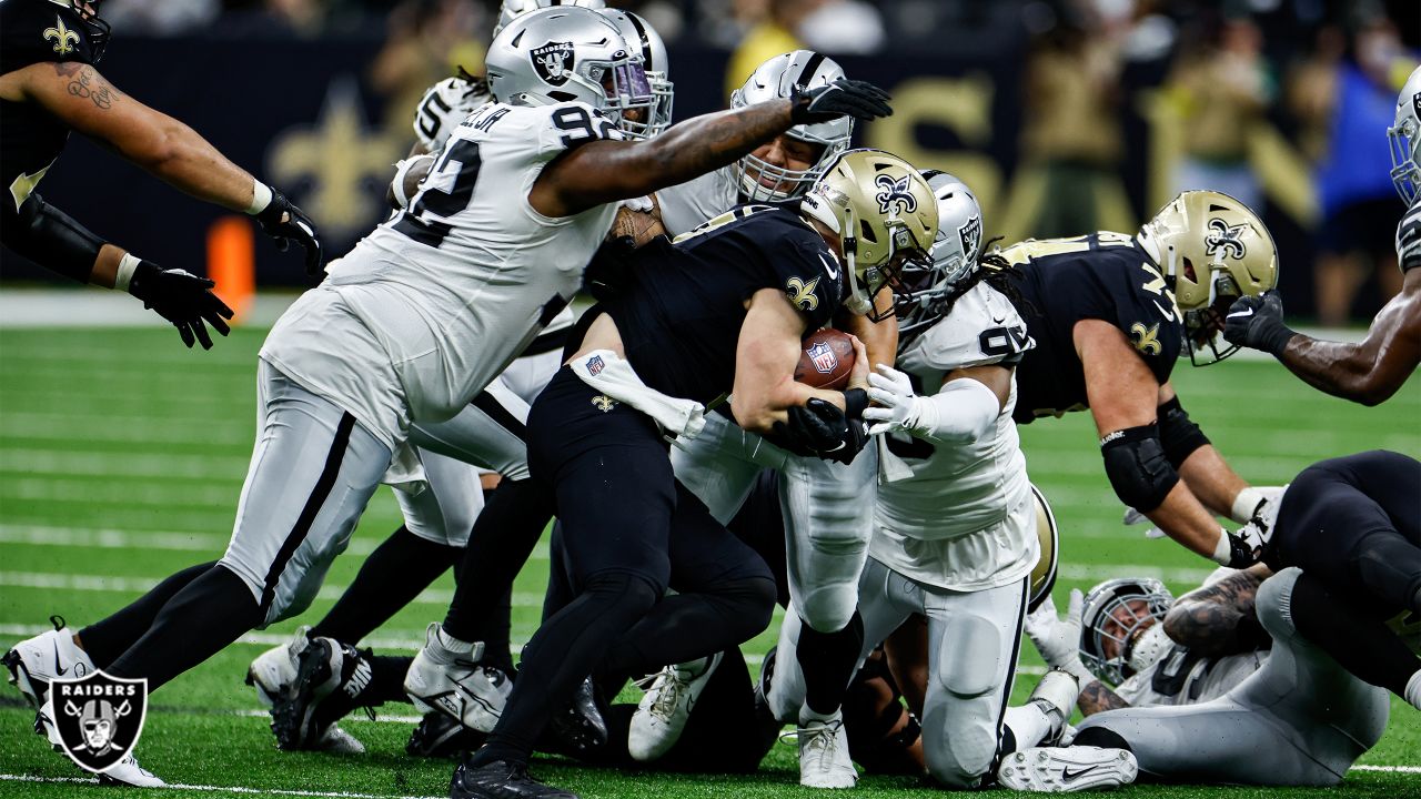 Las Vegas Raiders shutout 24-0 in uninspiring Week 8 loss to Saints