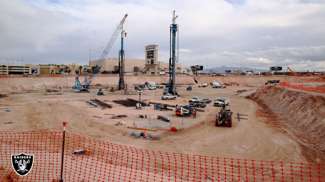 Progress Continues Inside Allegiant Stadium as Construction Nears  Completion