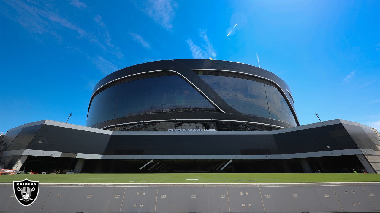 Raiders' Gameday Field Tray Moves Inside Allegiant Stadium for the First  Time