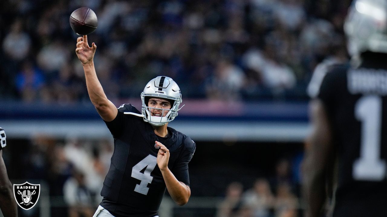 Las Vegas Raiders cornerback Bryce Cosby (44) defends against the Dallas  Cowboys during a preseason NFL Football game in Arlington, Texas, Saturday,  Aug. 26, 2023. (AP Photo/Michael Ainsworth Stock Photo - Alamy