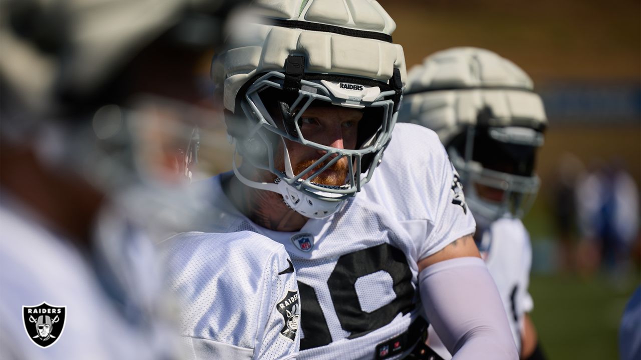 Defensive end Maxx Crosby's sound on the field from joint practice with the  Los Angeles Rams prior to the Raiders' Preseason Week 2 matchup