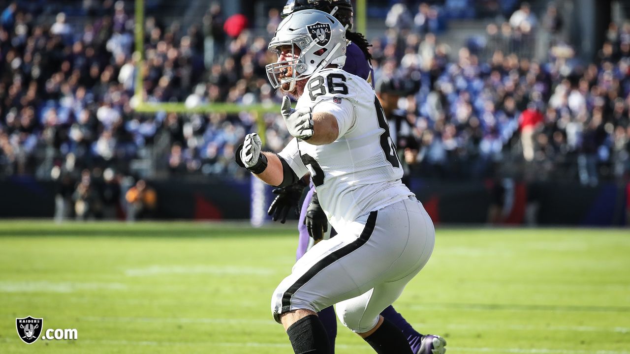 December 02, 2018: Oakland Raiders tight end Lee Smith (86