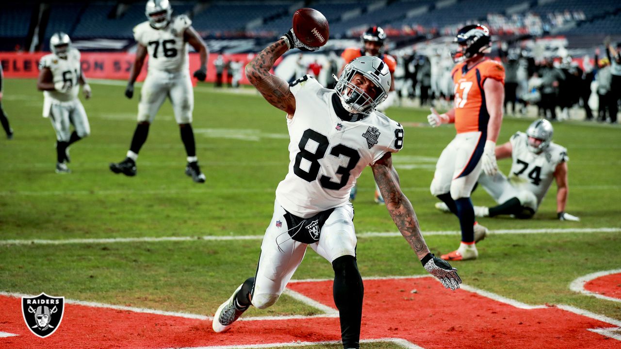 Las Vegas Raiders on X: Do you know who was the first to record 10,000  career receiving yards as a Raider?? We put #RaiderNation to the test to  win some @47 gear