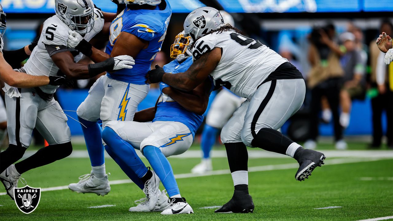 Halftime Report: Raiders fall behind early against the Chargers