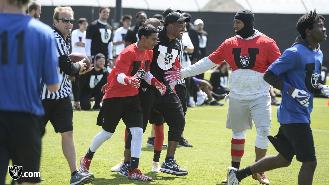 Oakland Raiders host 7-on-7 youth camp at team facility in Alameda