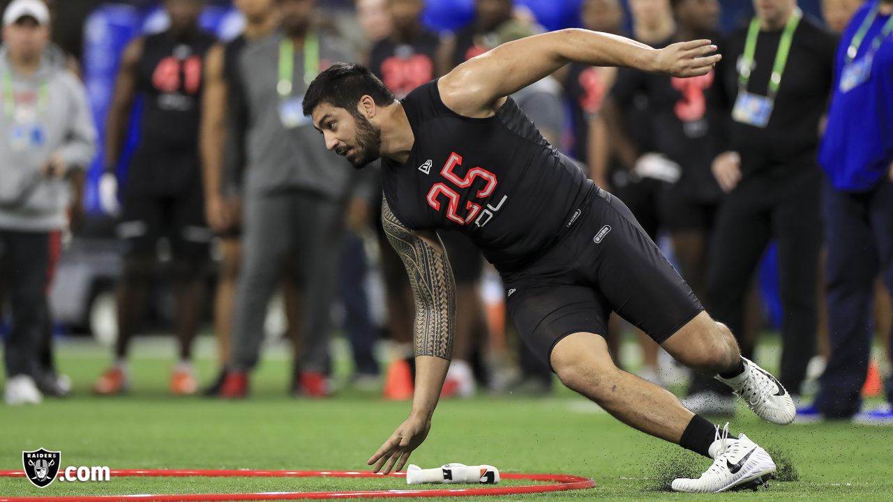 NFL Combine: Big men moving fast highlight Day 3 of workouts