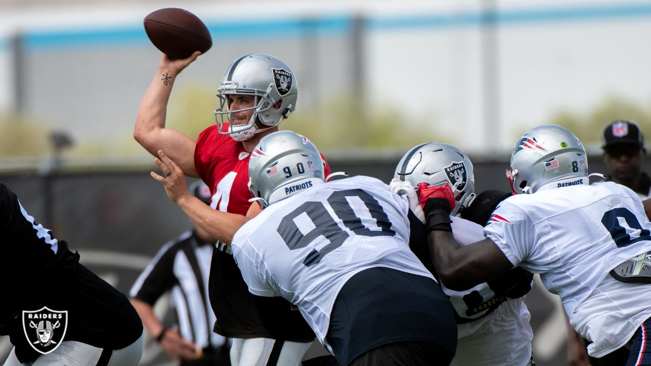 Raiders, Patriots have joint practices in Las Vegas