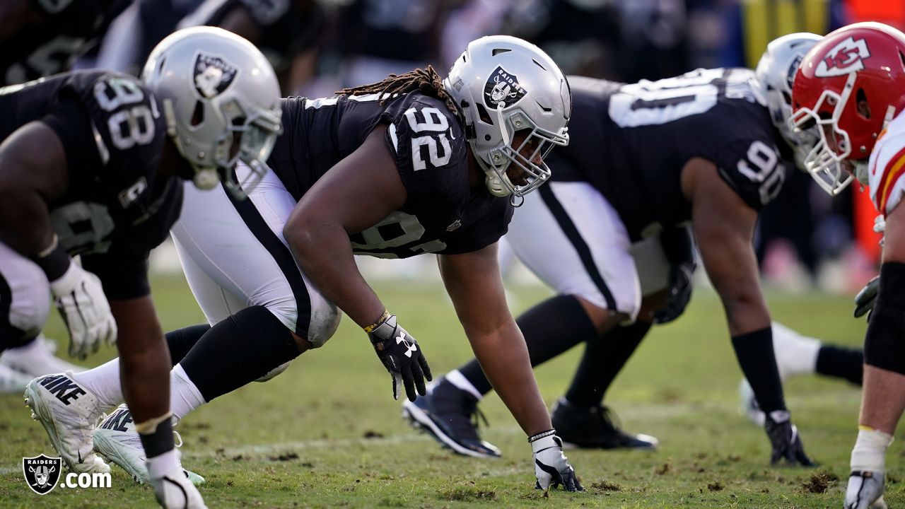 Raiders DT P.J. Hall active vs. Browns